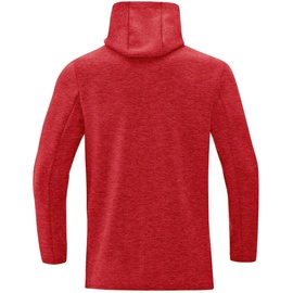 Jako Premium Hoodie rot meliert S