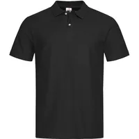 Stedman Polo Men Schwarz Baumwolle Medium Herren,