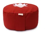 yogabox Yogakissen oval Lotus Stick Basic - bordeaux 28 x 23 13,0 cm 1 St