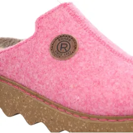 ROHDE Damen Pantoffel Hausschuh Filz Plateausohle lose Einlagen Foggia-D 6120, Größe:38 EU,