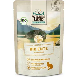 WILDES LAND Katze 24 x 85g Bio Ente PUR
