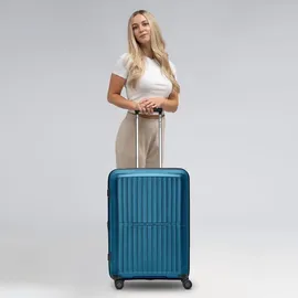 pactastic Collection 01 4-Rollen Trolley M 67 cm / 71 l türkis/metallic petrol