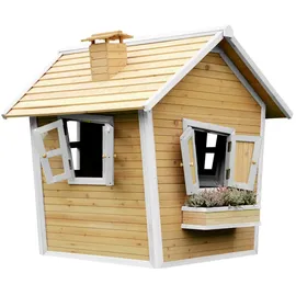 Axi Alice Spielhaus Braun - Weiß 157 x 144 x 146 cm