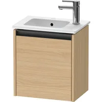 Duravit Ketho.2 Wastafelonderkast 41x29,2x44 cm Mat Natuur Eiken