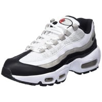 NIKE Damen Air Max 95 Sneaker, White/Black-LT Iron ORE-University RED, 41 EU - 41 EU