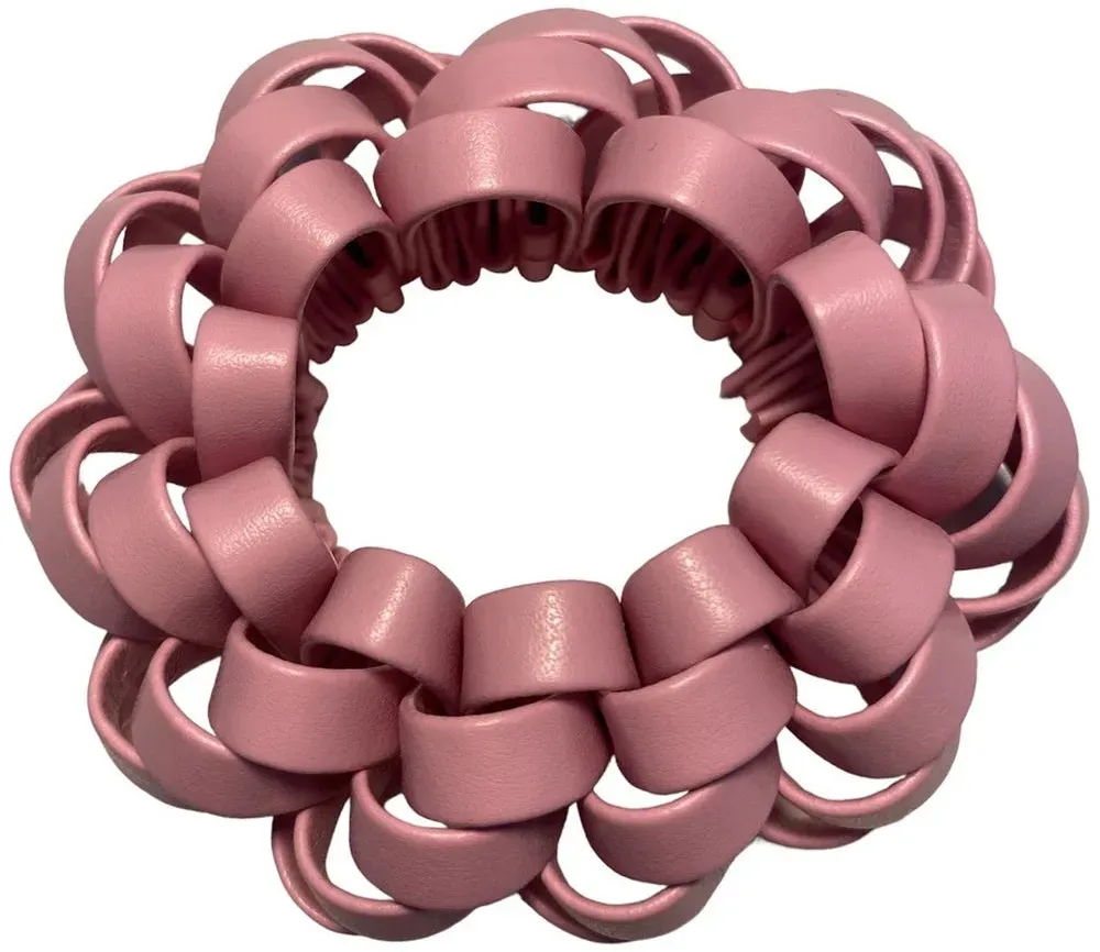 Cléoe Braided Scrunchie Light Rose