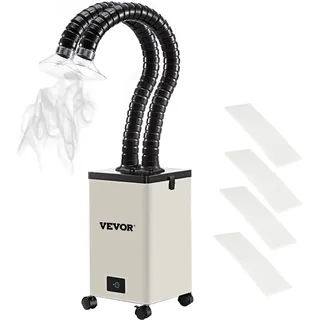 Vevor Lötrauchabsaugung 150 W Absauger Luftfilter Ventilator Lötdraht Industrie Rauchabzugsfilter für Lötstation Kleine Werkbank 220 V