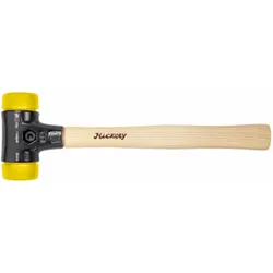 Wiha Schonhammer Safety mittelhart/mittelhart mit Hickory-Holzstiel, Rund-Schlagkopf 50 mm