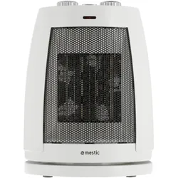MESTIC Heizlüfter Keramik MKK150 Camping Energiesparend Leise Oszillierend 1500W