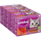 Whiskas Jumbopack Whiskas Senior Frischebeutel 96 x 85 g - 7+ Klassische Auswahl in Sauce