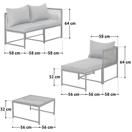 Svita Detroit Loungeset modular beige