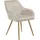Tectake tectake® Esszimmerstuhl, gepolstert, in Samtoptik, gesteppt, 58 x 62 x 82 cm