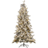 Beliani Weihnachtsbaum 210 cm weiß Tatlow
