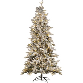 Beliani Weihnachtsbaum 210 cm weiß Tatlow