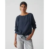 Opus Langarmbluse | Shirtbluse FORTI Regular aus Modal Mix Coal Blue, 34