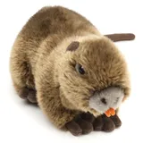 Uni-Toys - Nutria - 21 cm (Länge) - Plüsch-Nagetier, Biberratte, Sumpfotter - Plüschtier, Kuscheltier