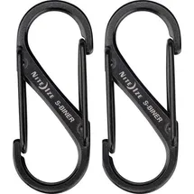 NITE IZE Karabiner 40 mm x 1,42 mm 2 St. Schwarz