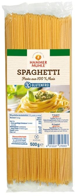 Hammermühle Spaghetti glutenfrei 500 g