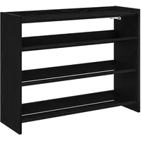 VidaXL Schuhregal Schwarz 80x25x62 cm Holzwerkstoff