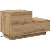 vidaXL Nachtschrank Artisan-Eiche 70 x 36 x 40,5 cm Braun
