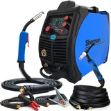 SHERMAN DIGIMIG 220 LCD - 200A MIG MAG Schweissgerät mit Synergie - WIG Lift, Fülldraht - Punktschweißen, Lötschweißen - Job-Speicher, Fan-Stop - Kohlenstoffstahl, Aluminium - IGBT - Set: Solo