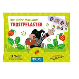 Trötsch Verlag Trostpflaster Der kleine Maulwurf Kinderpflaster 2 Größen 10 St.