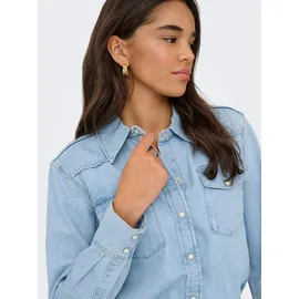 Only Jeansbluse light blau denim XS