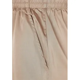 URBAN CLASSICS Satin Wide Hosen Soft taupe 4XL