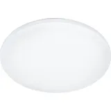 EGLO LED Deckenlampe außen Ronoco, Außenleuchte für Wand und Decke, Outdoor Deckenleuchte aus Metall und Kunststoff in Weiß, warmweiß, IP44, ⌀ 22 cm