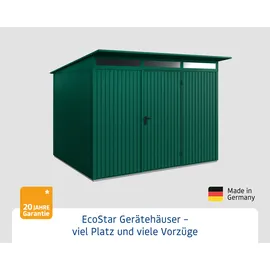 Hörmann Gerätehaus Trend-P 3,03 x 2,38 m Moosgrün