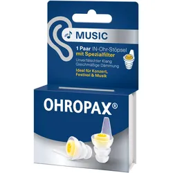 Ohropax Music Filterstöpsel In-Ohr