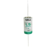 Saft LS26500 Lithium Batterie Li-SOCI2, C-Size mit axialem Draht
