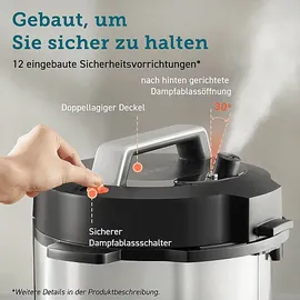 COSORI Schnellkochtopf schwarz 5,7 l