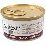 Schesir x 85g Natural-Hühnerfilet & Rinderfilet Schesir Katzenfutter nass