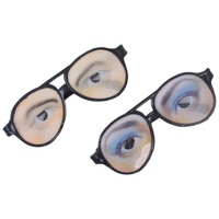Fenical lustige Augen Brille Halloween Trick Spielzeug männlich weiblich streich verkleidung Brillen Party Requisiten 10 Paare (zufälliger Stil)