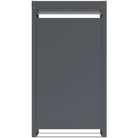 DEGAMO Mülltonnenbox ULM 68 x 80 x 124 cm anthrazit
