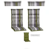 beo 2er Set - M415/MM20 Tirana Hochlehner grün kariert