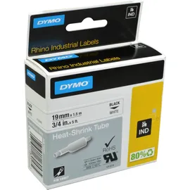 Dymo 18057 (S0718330) schwarz auf weiß 19mm x 1,5m