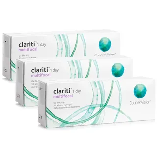 Clariti 1 day Multifocal (90 Linsen) PWR:-4, BC:8.6, DIA:14.1, ADD:High