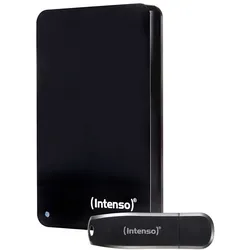 Memory Drive Bonuspack 2 TB externe Festplatte 2.5"  (Schwarz)