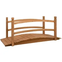 vidaXL Gartenbrücke 140 x 60 x 60 cm Braun