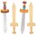 Baker Ross Holz Ritterschwerter Lang 4er-Pack