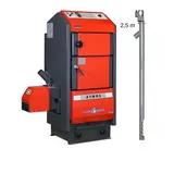ATMOS Pelletkessel P30 Set Holznotbetrieb 2,5m Förderschnecke mit Brenner A45