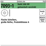 Reyher Unterlegscheibe 100er Pack Unterlegscheibe ISO 7093-1 18 Stahl 200 HV galv.verz. 100 S