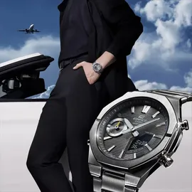Casio Edifice ECB-S10D-8AEF Edelstahl 43 mm ECB-S10D-8AEF