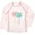Playshoes Unisex Kinder Langarmshirt Rash-Guard-Shirt, Lang Ecru Palmen, 146-152