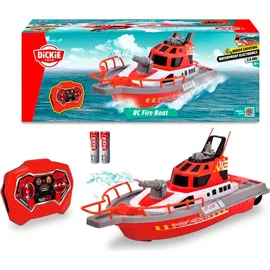 DICKIE RC-Boot Feuerwehrboot CH RTR rot