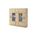 Woodford Highboard Loggia ¦ holzfarben ¦ Maße (cm): B: 150 H: 141 T: 38.0