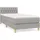 vidaXL Boxspringbett 100 x 200 cm Hellgrau