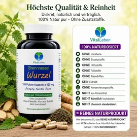 Vitalleben Brennnesselwurzel Kapseln 180 St.